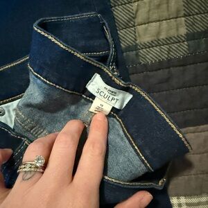 Maurices Dark Blue Skinny Jeans